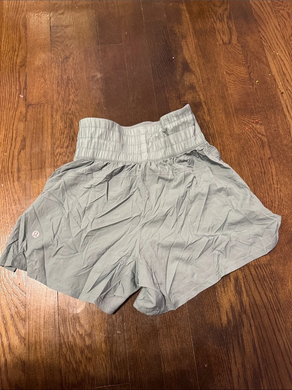 lululemon athletica Light Gray High-Rise Athletic Shorts